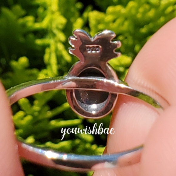 Pineapple Ring Silver Summer 925 Sterling Silver - Picture 6 of 6